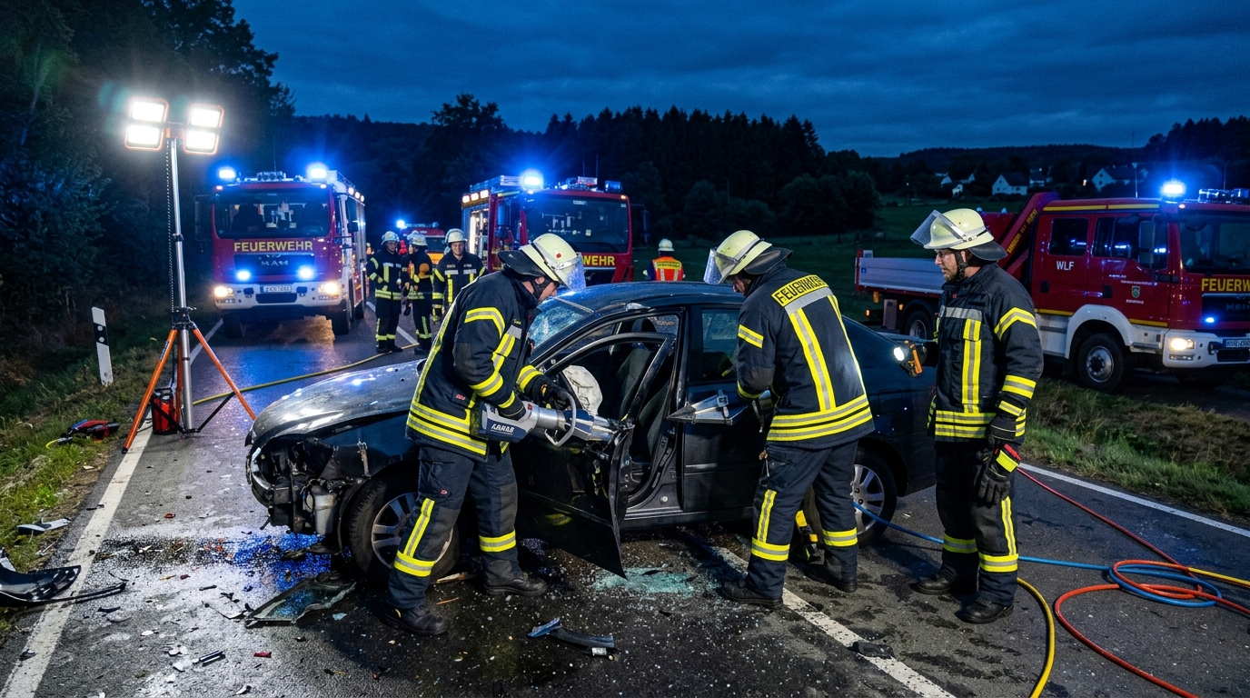 TH 2 – Verkehrsunfall mit eingeklemmter Person